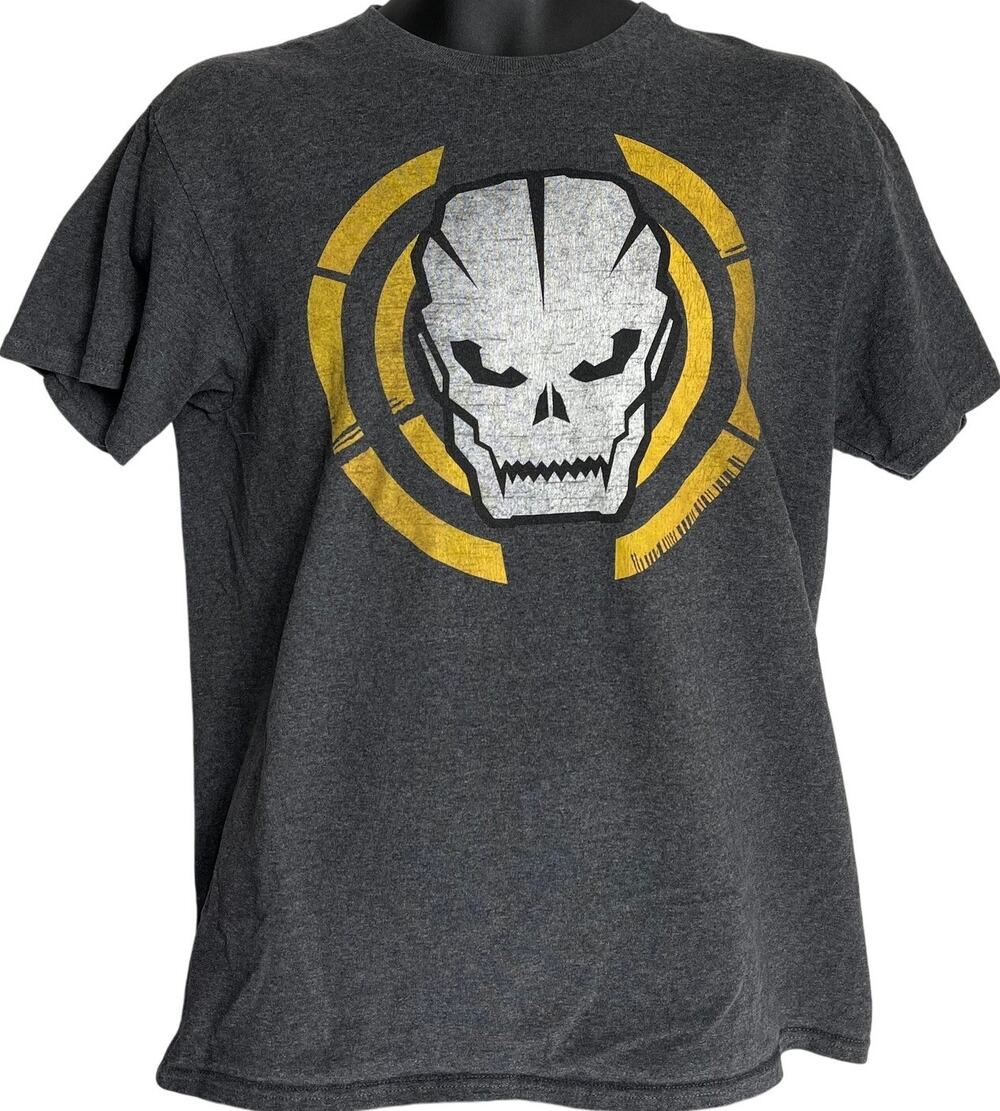 Call of Duty Black OPS Tee Shirt Size M Gray Graphic Short Sleeves Crew Neck